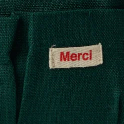 Trousse en lin lavé - Vert Séquoia