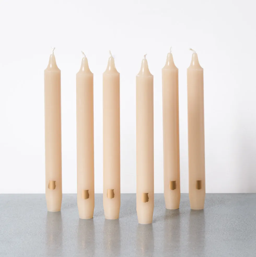 Trudon - Lot de 6 bougies Madeleine - Pierre