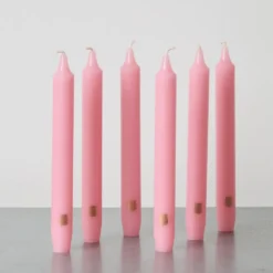 Trudon - Lot de 6 bougies Madeleine - Rose Tendresse