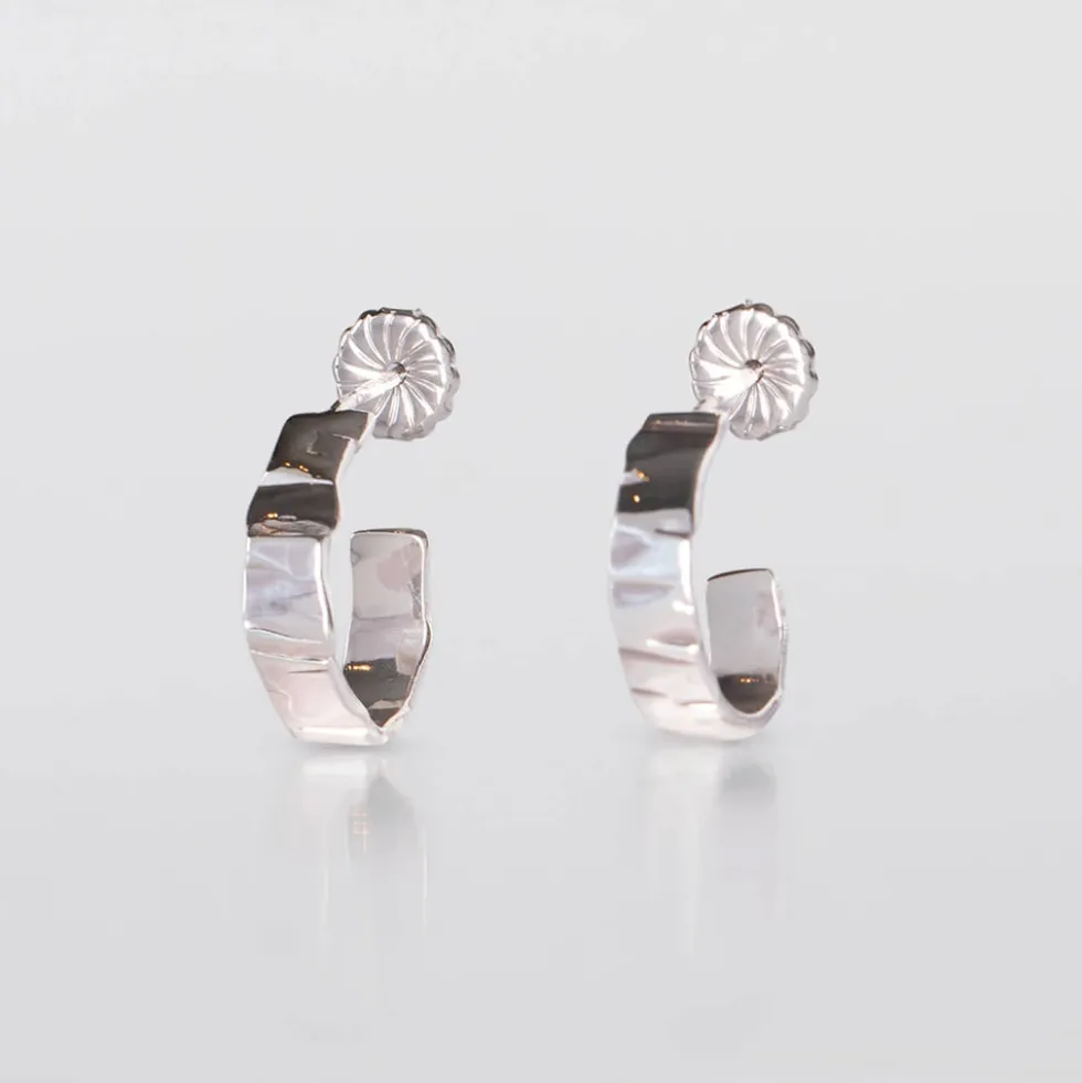 TWEEK EEK - Boucles d'oreilles Gray Loops SS - Argent