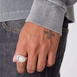 TWOJEYS - Bague Hex - Argent