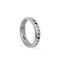 TWOJEYS - Bague Starline Multicolore S - Argent