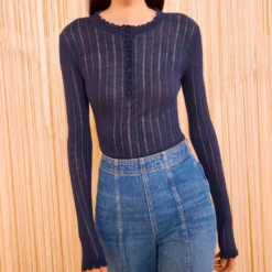 Ulla Johnson - Top Delia - Bleu Midnight