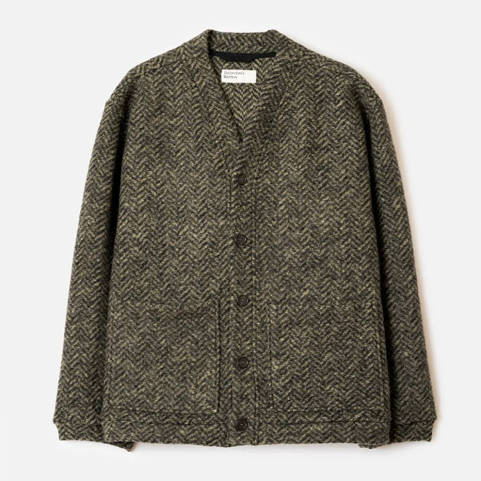Universal Works - Cardigan Advance - Olive