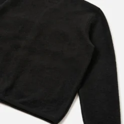 Universal Works - Cardigan Laine - Noir