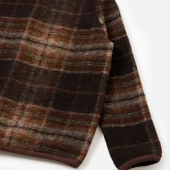 Universal Works - Cardigan Polaire Ombré - Marron