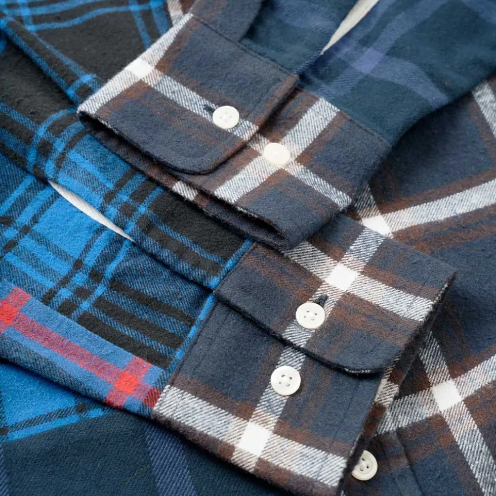 Universal Works - Chemise Lazy Day - Bleu
