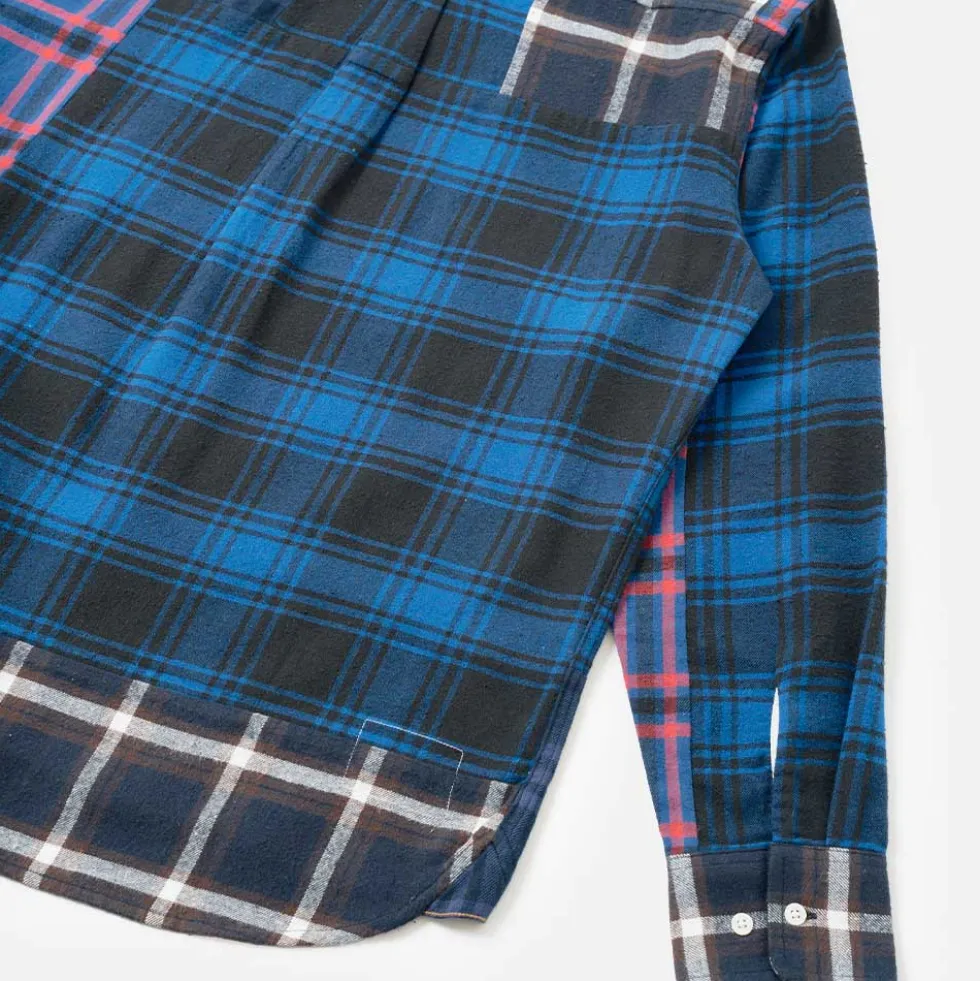 Universal Works - Chemise Lazy Day - Bleu
