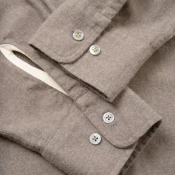 Universal Works - Chemise Square Pocket - Marron