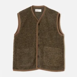 Universal Works - Gilet Lancaster - Marron