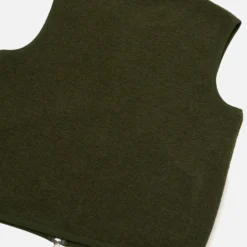 Universal Works - Gilet Sans Manches Zip - Olive