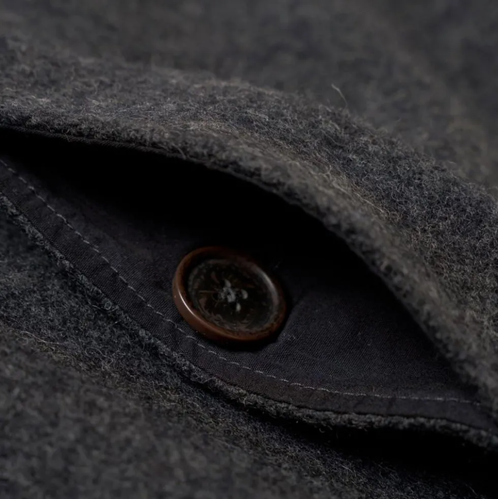 Universal Works - Manteau Mac - Gris
