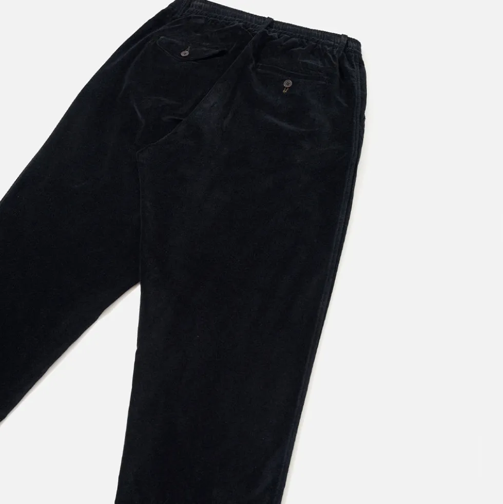 Universal Works - Pantalon Oxford Velours - Noir