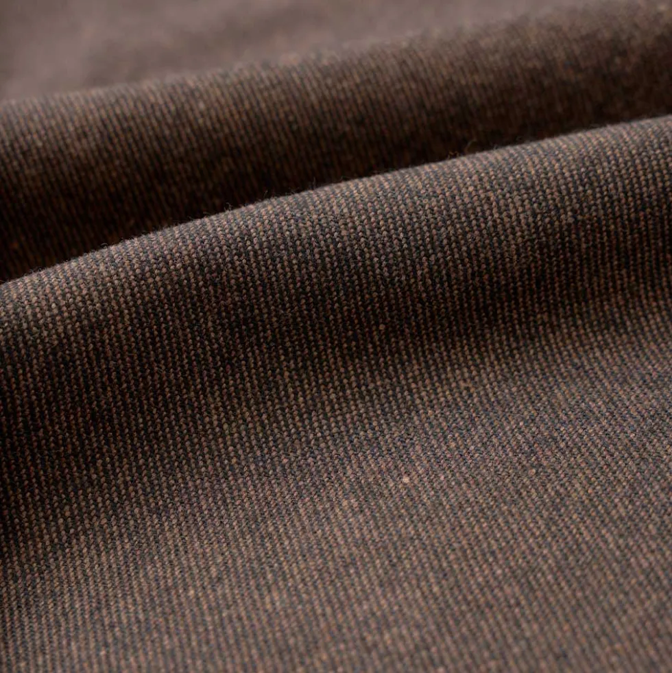 Universal Works - Pantalon Pleated Track Tweed - Marron