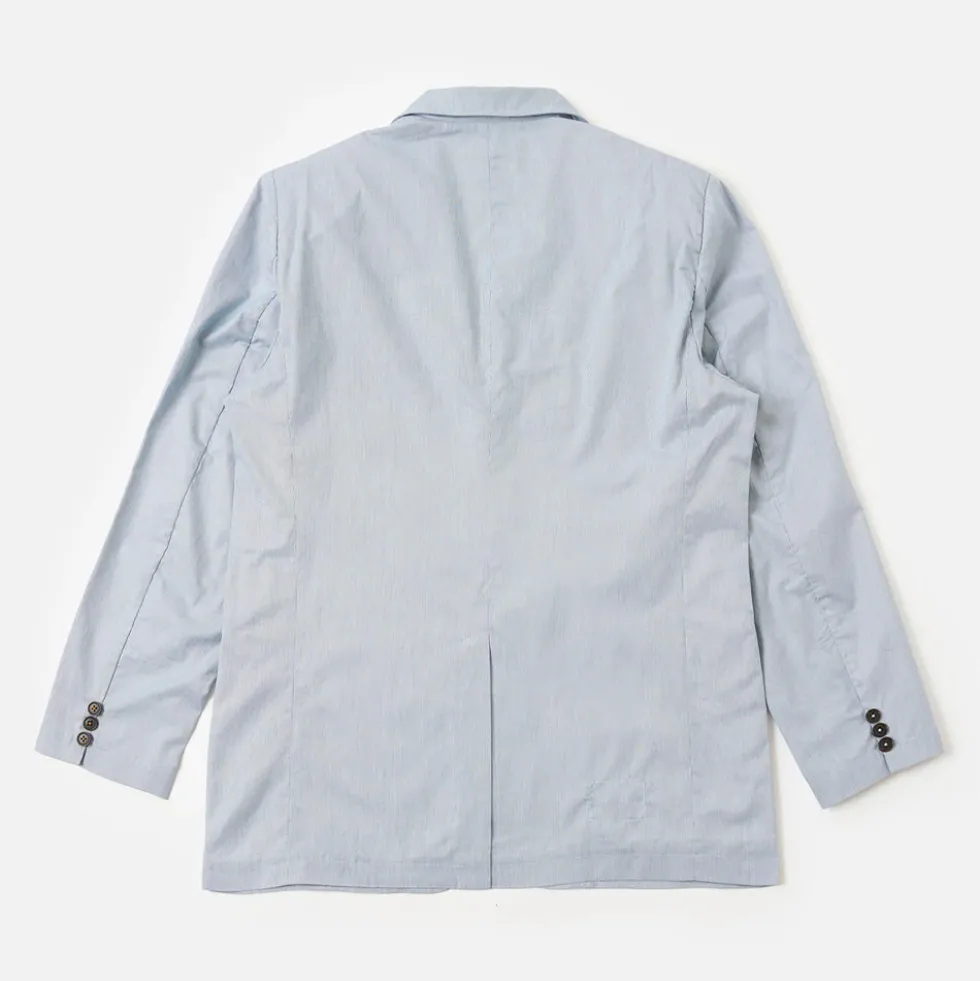 Universal Works - Veste Blazer Boston Kennedy - Bleu à rayures
