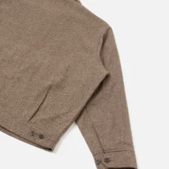 Universal Works - Veste à Chevrons - Marron