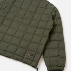 Universal Works - Veste Matelassée Down Rams - Olive
