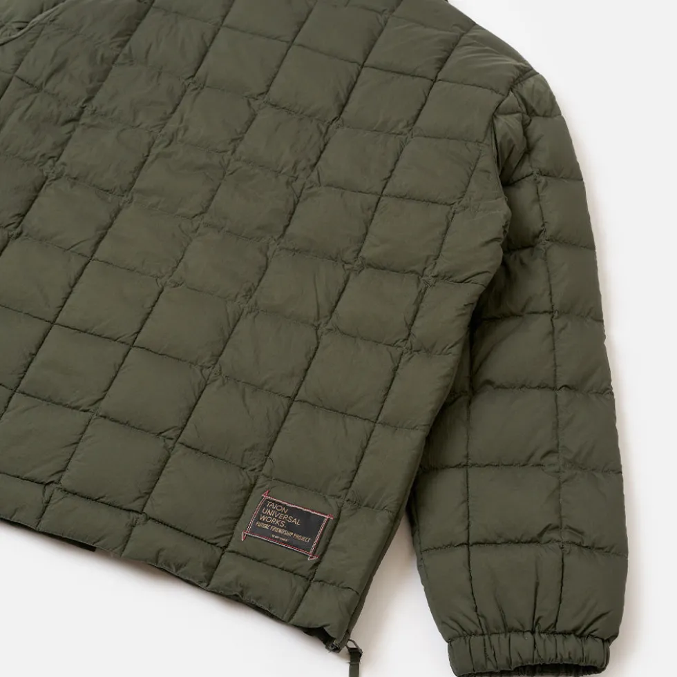 Universal Works - Veste Matelassée Down Rams - Olive