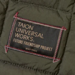 Universal Works - Veste Matelassée Down Rams - Olive