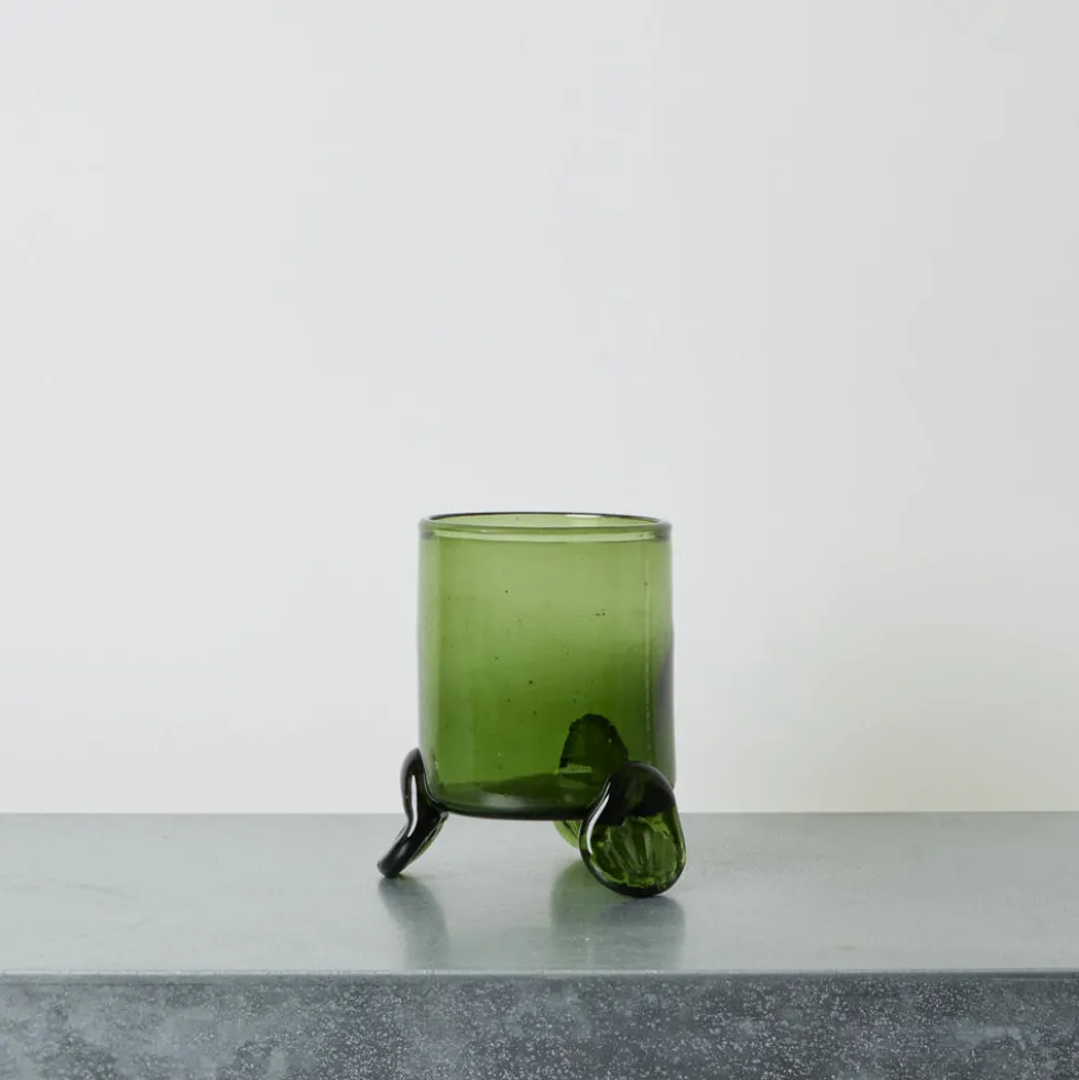 Vase Hurricane - Vert Fumé