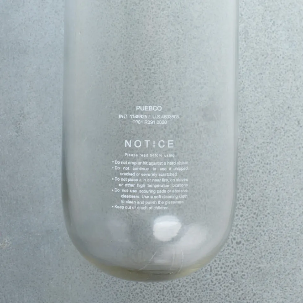 Vase tube avec support