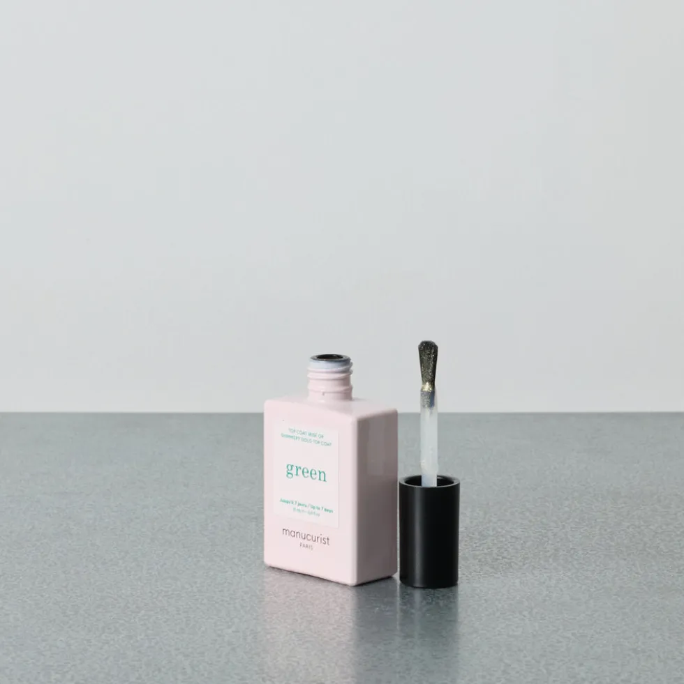 Vernis à ongles - Top Coat Pailleté Doré - Manucurist
