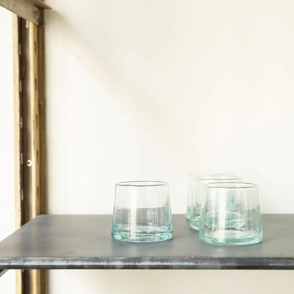 Verre conique en verre soufflé