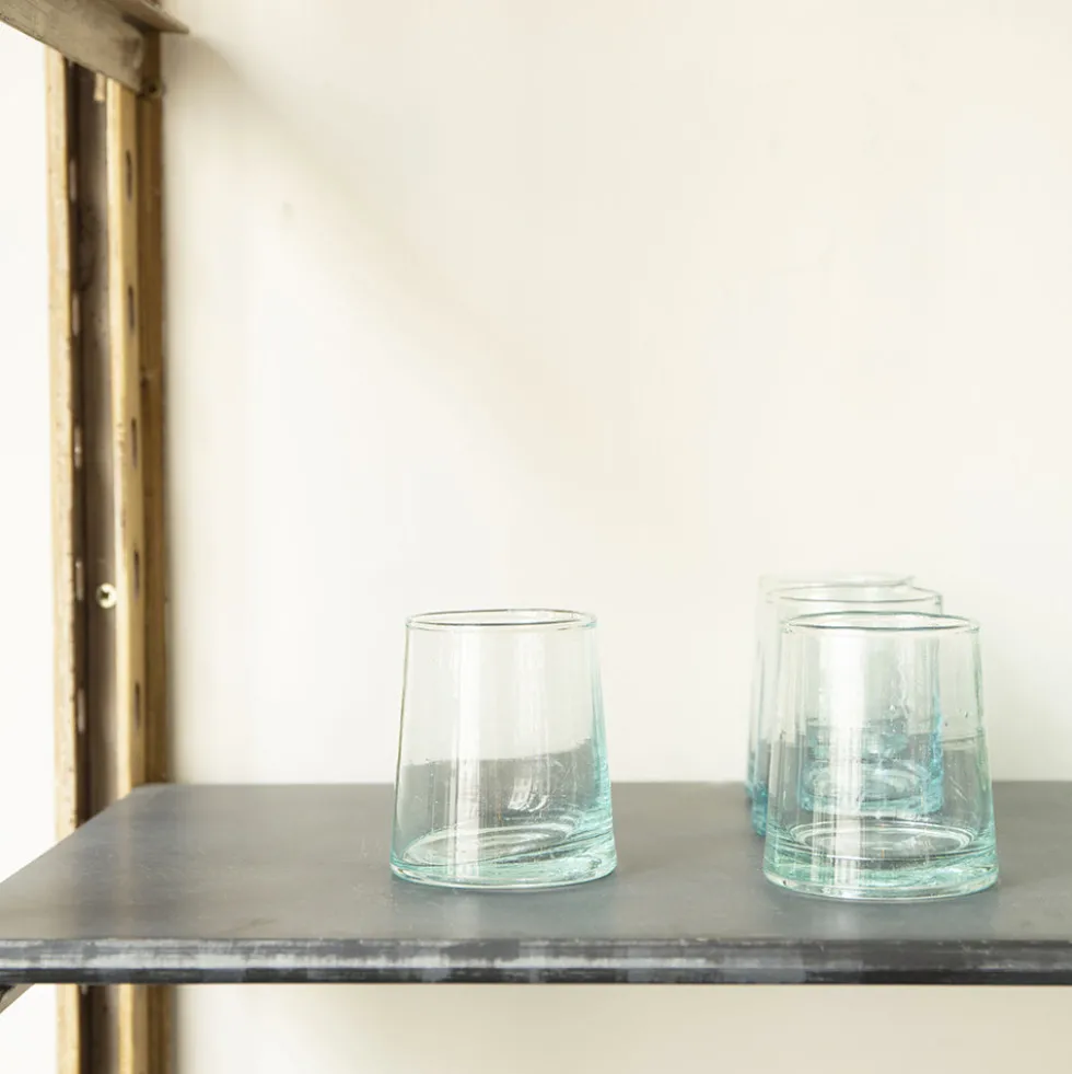 Verre conique en verre soufflé