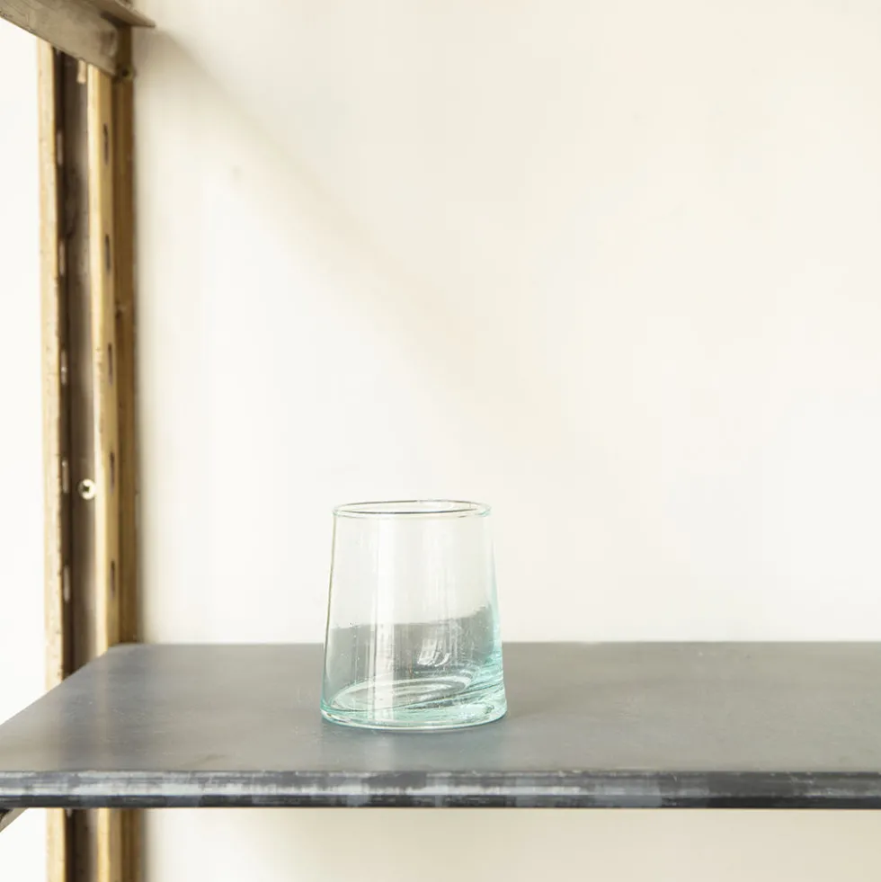 Verre conique en verre soufflé