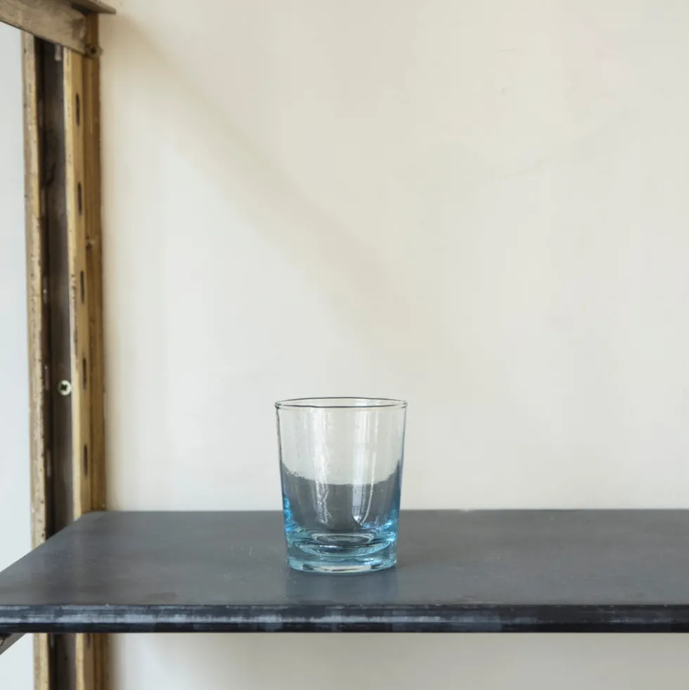 Verre à eau en verre soufflé - Transparent