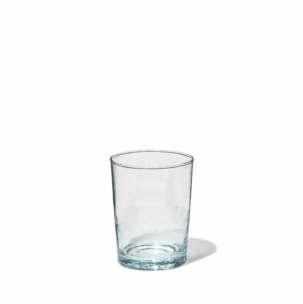 Verre à eau en verre soufflé - Transparent