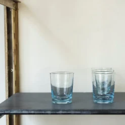 Verre à eau en verre soufflé - Transparent