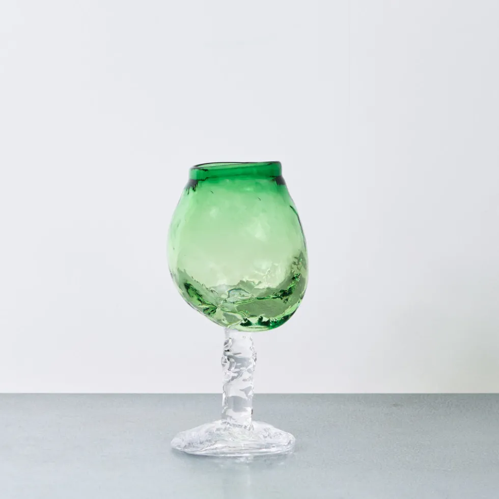 Verre à vin - Vert Bristol