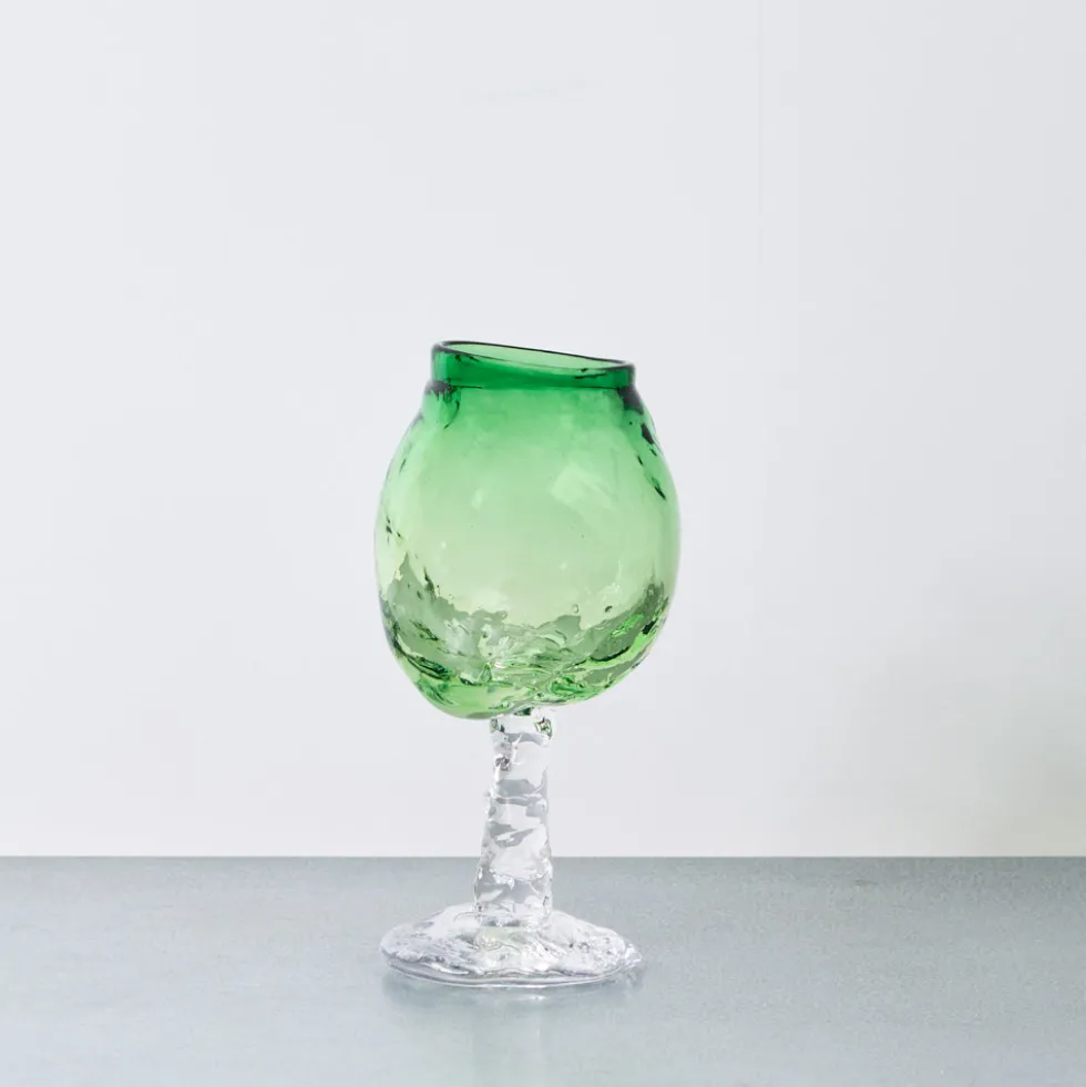 Verre à vin - Vert Bristol