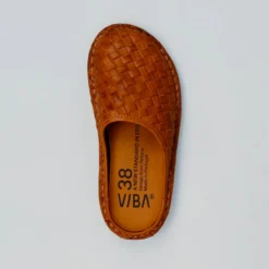 Vibae - Sabot Roma Tissé - Marron Cognac