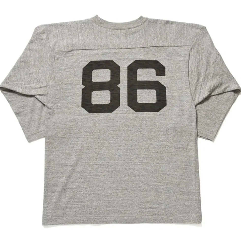 Warehouse & Co - T shirt Sleeve Football 4063 - Gris