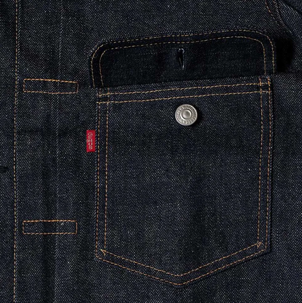Warehouse & Co - Veste à poches - Bleu