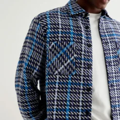 Wax London - Surchemise Whiting - Bleu Marine