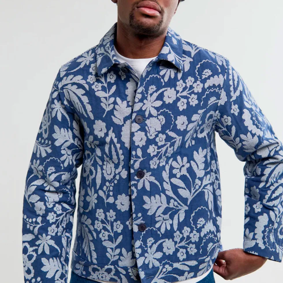 Wax London - Veste Iggy - Bleu Ecru