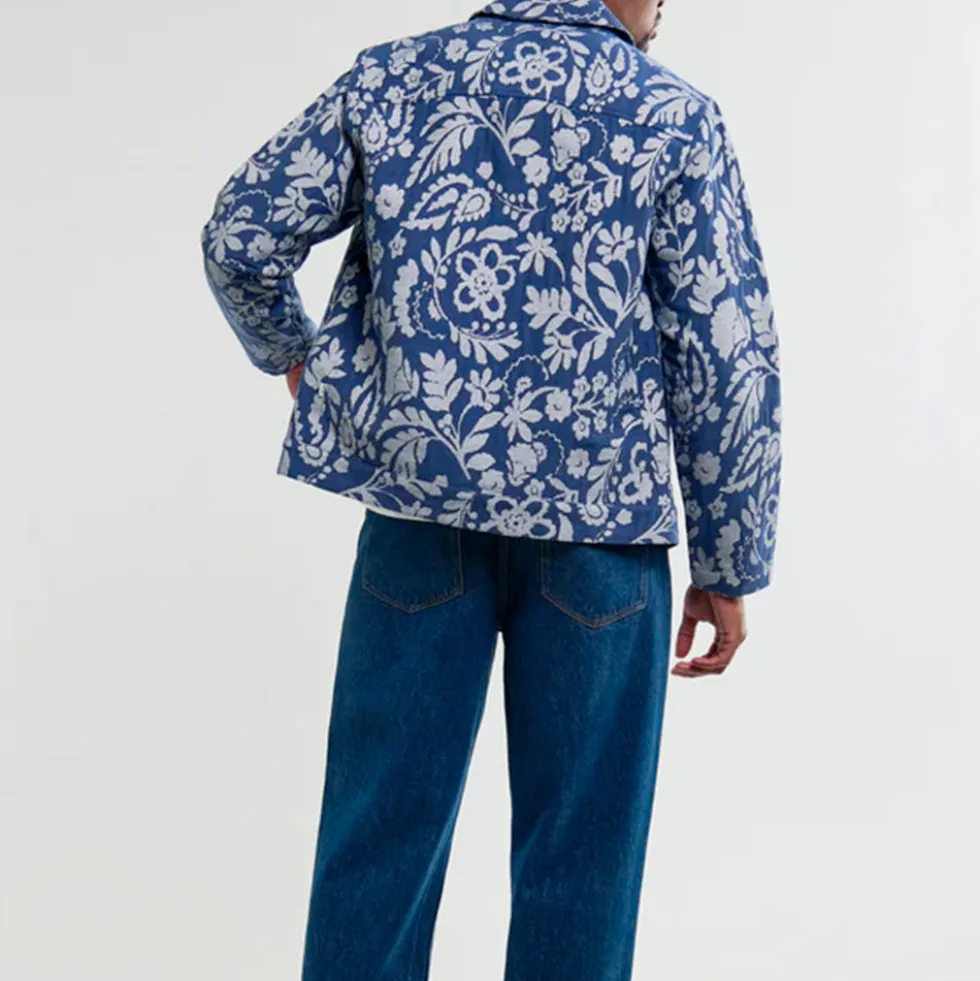 Wax London - Veste Iggy - Bleu Ecru