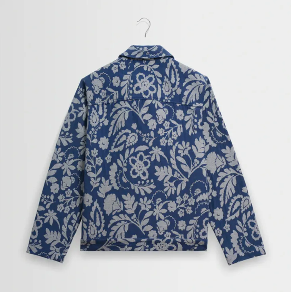 Wax London - Veste Iggy - Bleu Ecru
