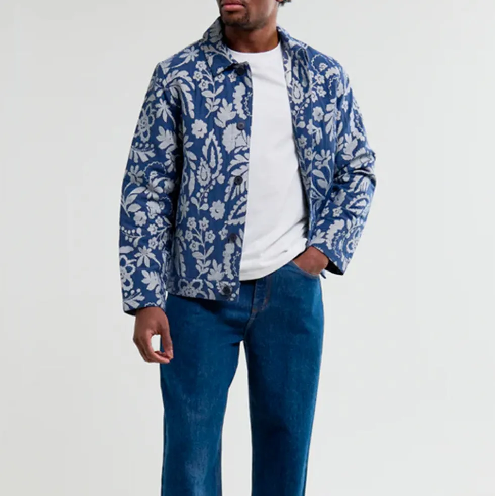 Wax London - Veste Iggy - Bleu Ecru