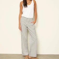 Xirena - Pantalon Pascale - Blue Slate Stripes